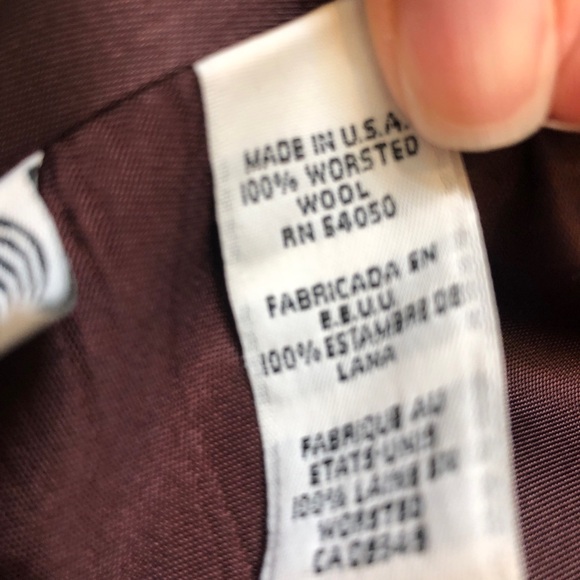 Jones New York Blazer Double breasted 8 petite made in USA beautiful! 100% wool - Picture 7 of 10